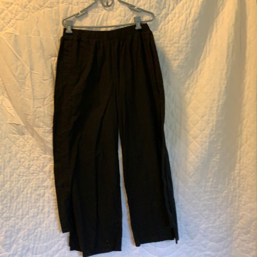 Black cotton pants
